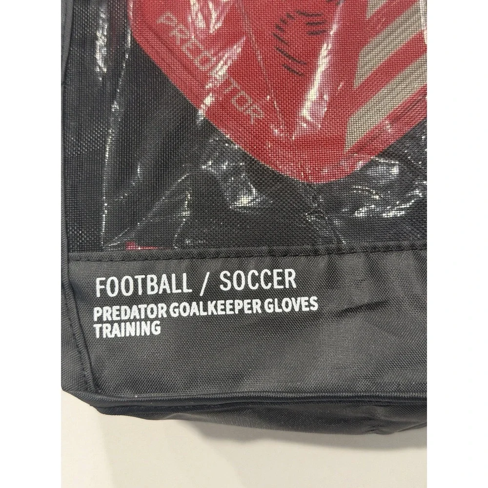 Adidas Predator GL Training Soccer Goalkeeper Gloves JH3805 Red Black Size 8 NWT
